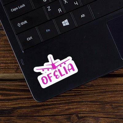 Sticker Airplane Ofelia Image