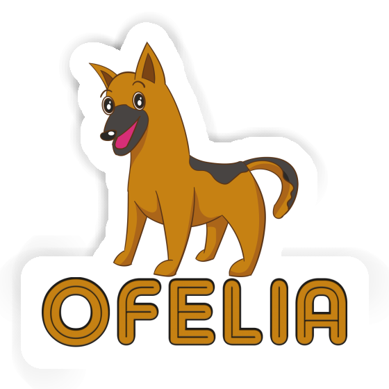 Autocollant Chien de berger Ofelia Autocollant Chien de berger Ofelia Image