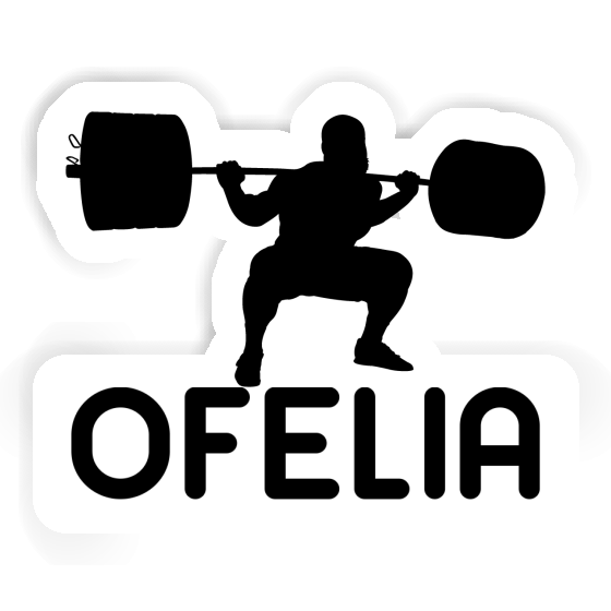 Ofelia Sticker Weightlifter Image