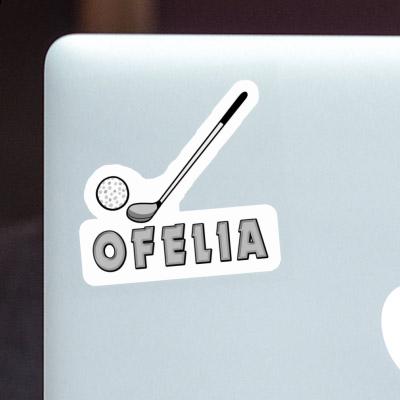 Autocollant Ofelia Club de golf Notebook Image