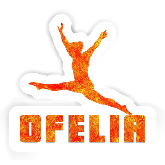 Ofelia Sticker Gymnastin Notebook Ofelia Sticker Gymnastin Notebook Image