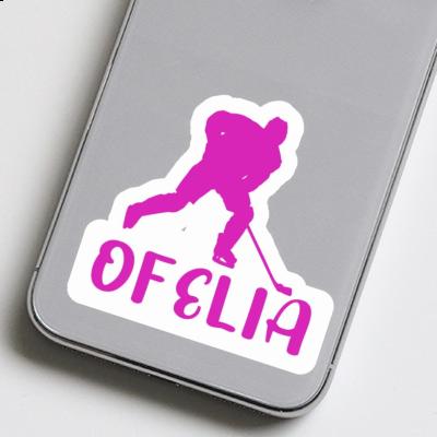 Autocollant Ofelia Joueuse de hockey Image