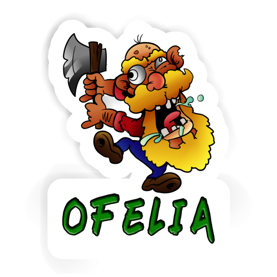 Autocollant Bûcheron Ofelia Laptop Image