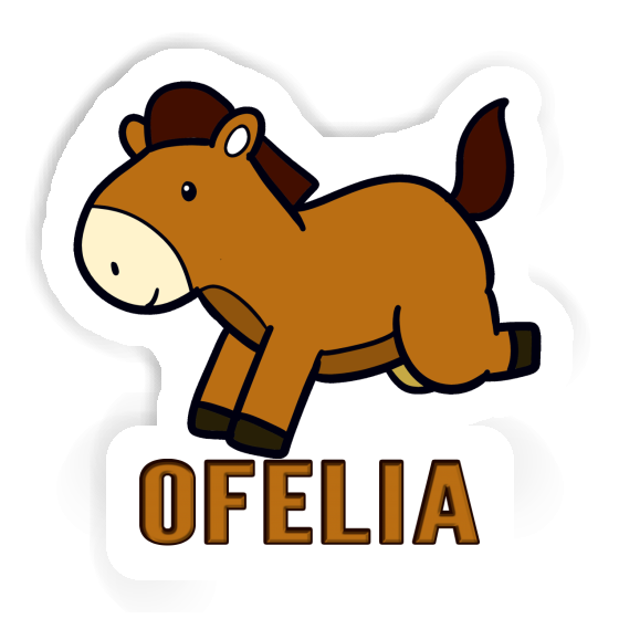 Autocollant Ofelia Cheval Laptop Image