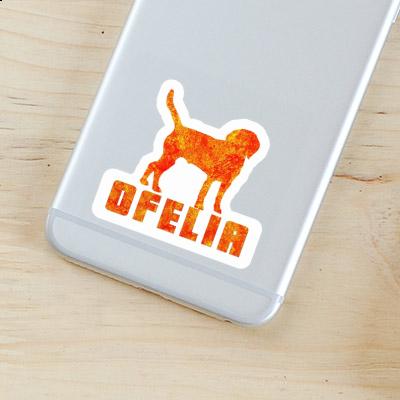 Ofelia Autocollant Chien Laptop Image