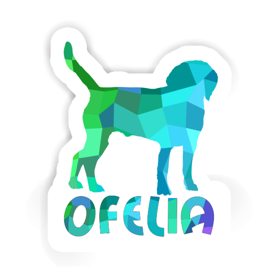 Sticker Ofelia Dog Image
