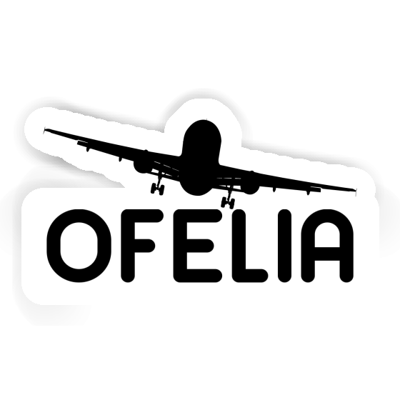 Sticker Ofelia Airplane Laptop Image