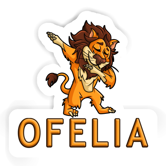 Autocollant Ofelia Lion Image