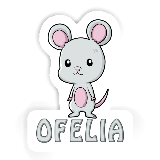 Ofelia Autocollant Souris Image