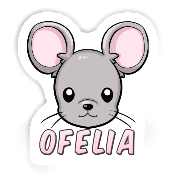 Ofelia Autocollant Souris Image