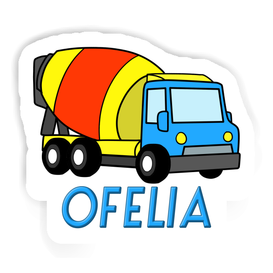 Ofelia Aufkleber Mischer-LKW Ofelia Aufkleber Mischer-LKW Image