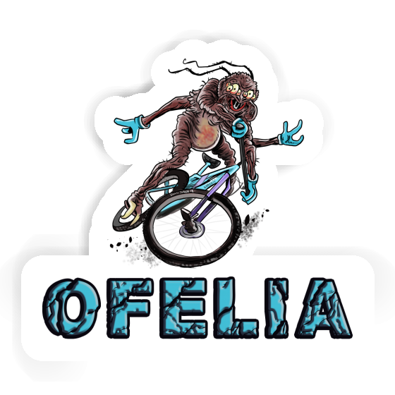Sticker Ofelia Biker Notebook Image
