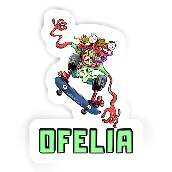 Ofelia Sticker Skater Notebook Image