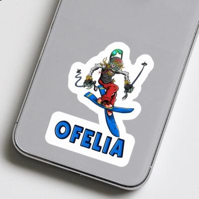 Ofelia Sticker Skier Notebook Image