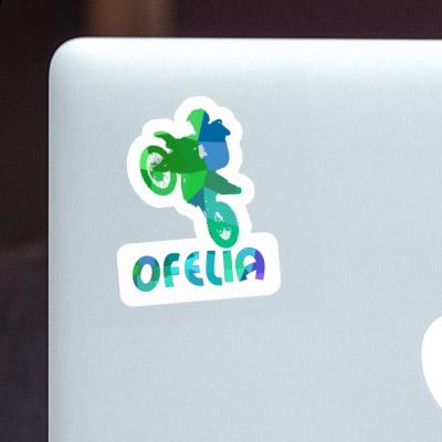 Aufkleber Motocross-Fahrer Ofelia Laptop Image