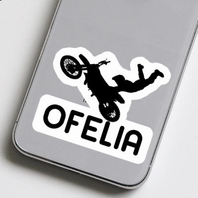 Autocollant Ofelia Motocrossiste Notebook Image