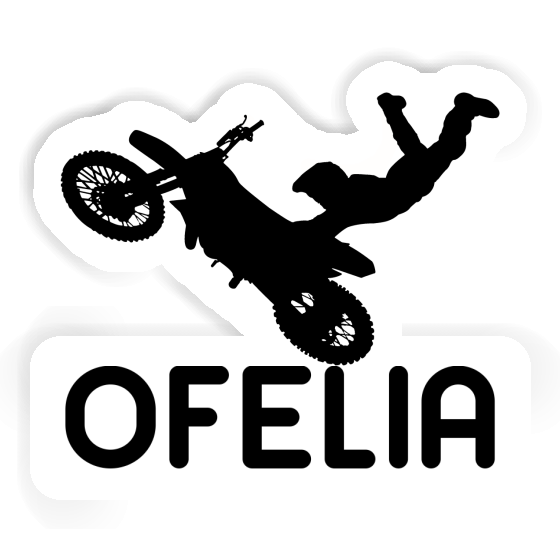 Autocollant Ofelia Motocrossiste Image