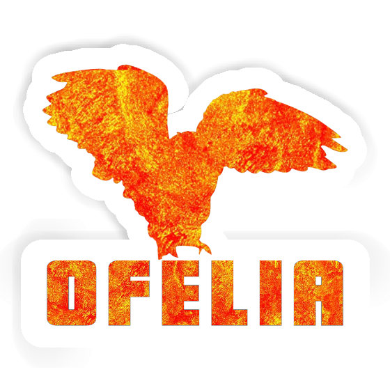 Sticker Ofelia Owl Laptop Image