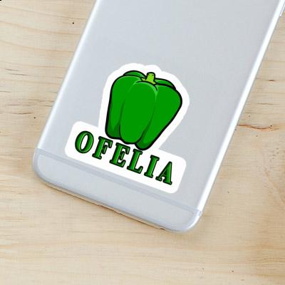 Poivron Autocollant Ofelia Laptop Image