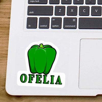 Poivron Autocollant Ofelia Notebook Image