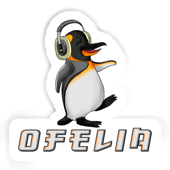 Sticker Musik-Pinguin Ofelia Gift package Image