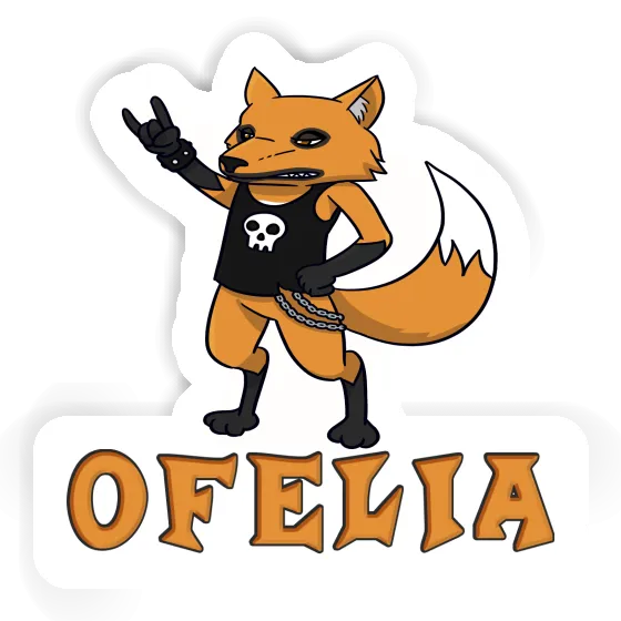 Sticker Ofelia Rocker Fox Notebook Sticker Ofelia Rocker Fox Notebook Image