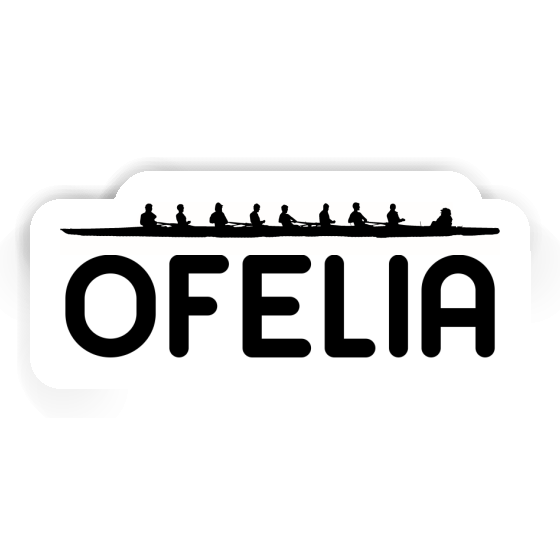 Ofelia Autocollant Bateau à rames Laptop Image