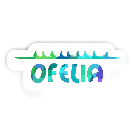 Autocollant Ofelia Bateau à rames Image