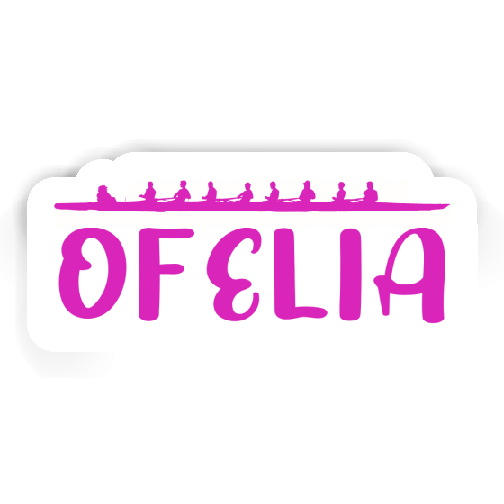 Ofelia Autocollant Bateau à rames Image