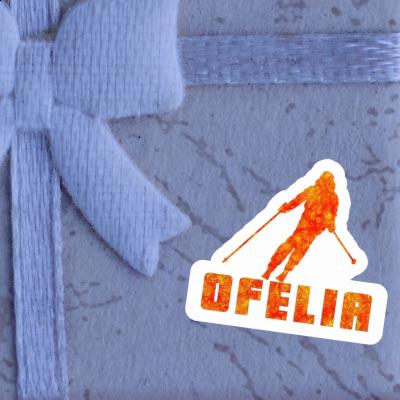 Ofelia Autocollant Skieuse Notebook Ofelia Autocollant Skieuse Gift package Image