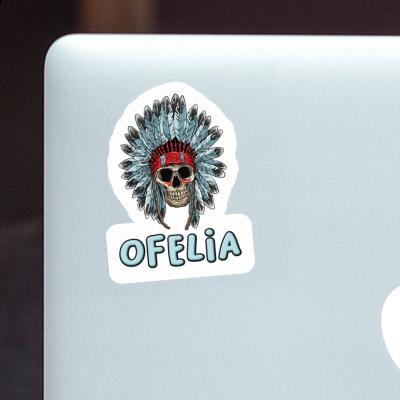 Indian Skull Sticker Ofelia Notebook Indian Skull Sticker Ofelia Notebook Image