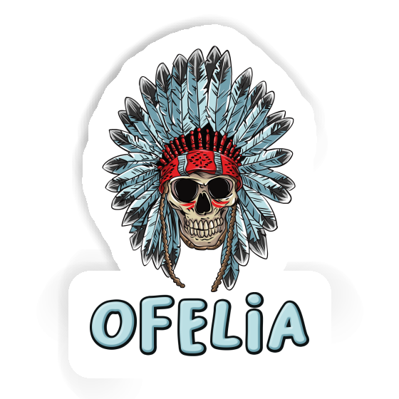 Indian Skull Sticker Ofelia Laptop Indian Skull Sticker Ofelia Laptop Image