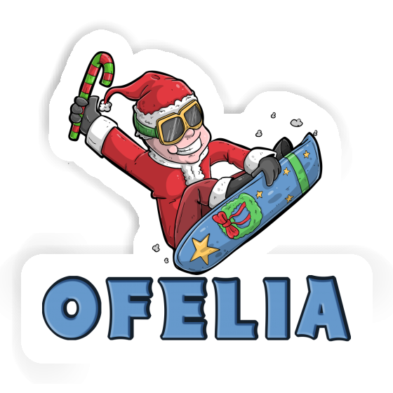 Weihnachts-Snowboarder Aufkleber Ofelia Laptop Weihnachts-Snowboarder Aufkleber Ofelia Laptop Image