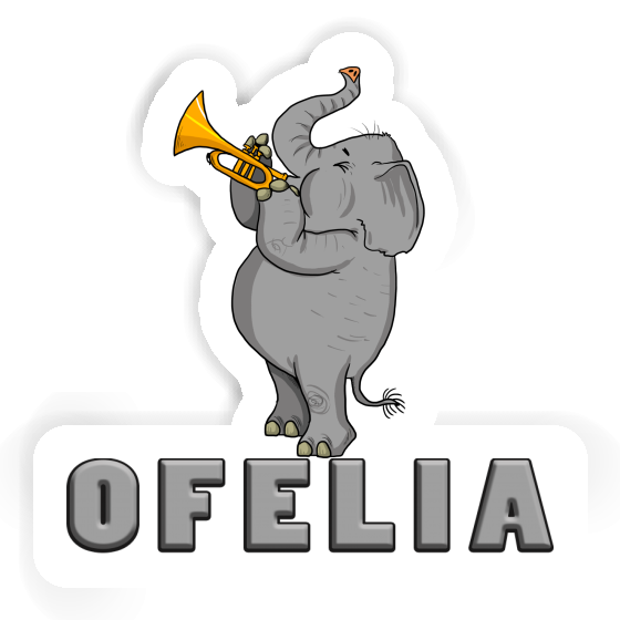 Ofelia Autocollant Éléphant Notebook Image