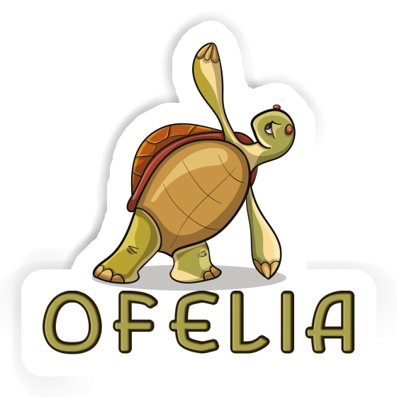 Aufkleber Ofelia Yoga-Schildkröte Notebook Aufkleber Ofelia Yoga-Schildkröte Gift package Image