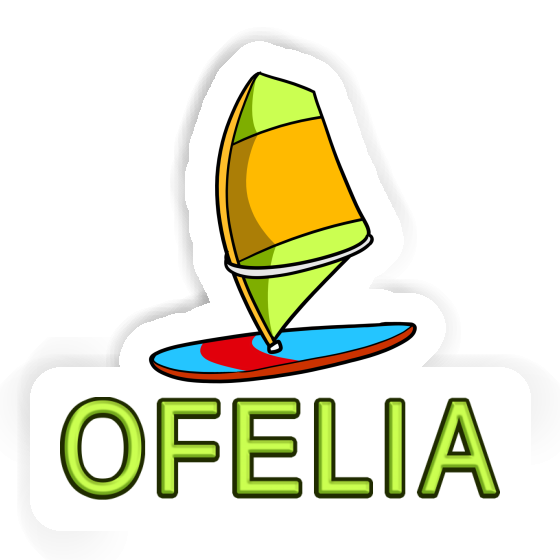 Autocollant Ofelia Voile de windsurf Notebook Image