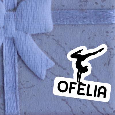 Ofelia Aufkleber Yoga-Frau Laptop Image