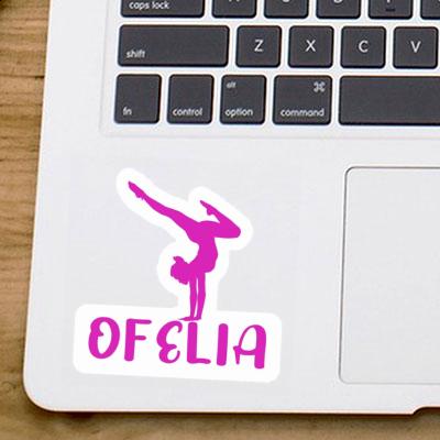 Ofelia Autocollant Femme de yoga Laptop Ofelia Autocollant Femme de yoga Laptop Image
