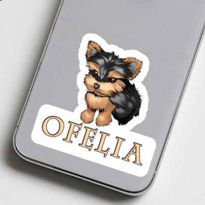 Sticker Ofelia Yorkshire Terrier Notebook Sticker Ofelia Yorkshire Terrier Gift package Image