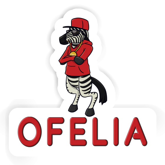 Sticker Zebra Ofelia Gift package Image