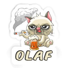 Olaf Sticker Bad Cat Image