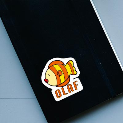 Olaf Sticker Fish Notebook Olaf Sticker Fish Gift package Image