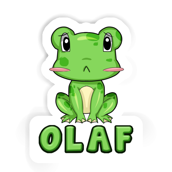 Frosch Aufkleber Olaf Notebook Frosch Aufkleber Olaf Gift package Image
