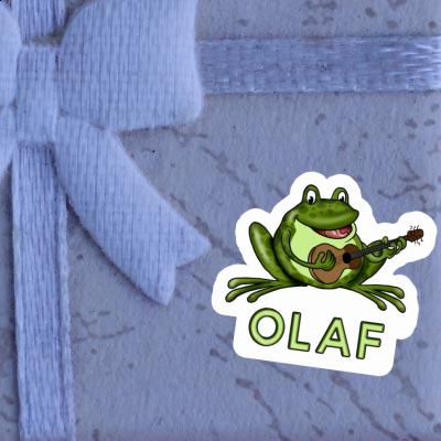 Autocollant Olaf Grenouille à guitare Notebook Autocollant Olaf Grenouille à guitare Gift package Image