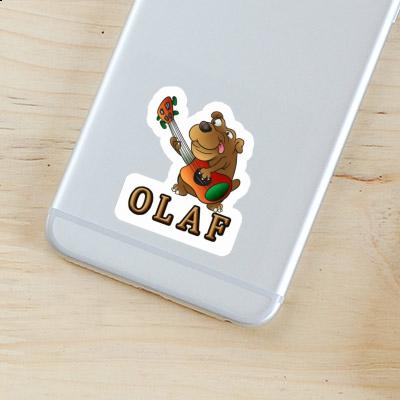 Sticker Guitar Dog Olaf Notebook Sticker Guitar Dog Olaf Notebook Image