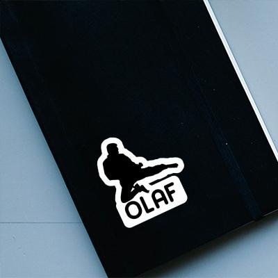 Sticker Karateka Olaf Laptop Image