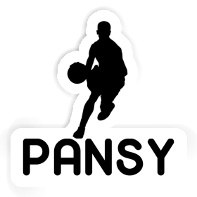 Sticker Basketballspieler Pansy Image