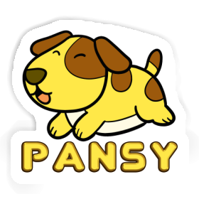 Aufkleber Pansy Hund Image