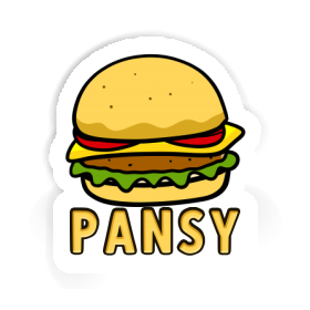 Beefburger Sticker Pansy Image