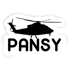 Sticker Hubschrauber Pansy Image